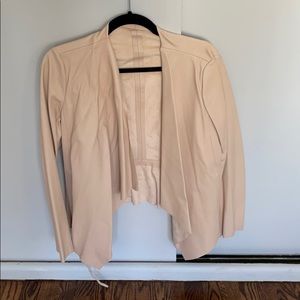 Zara Faux Leather Light Pink jacket